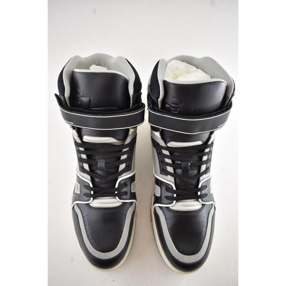 Louis Vuitton LV Trainer Sneaker Boot Black High Top Advanced Tech UK 8 US 9 10 - Picture 12 of 16